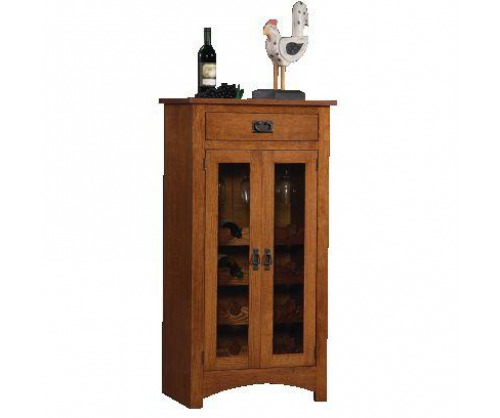 Gallatin Classic Mission Wine Cabinet