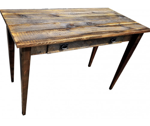 Reclaimed Desk with Tapered Legs 